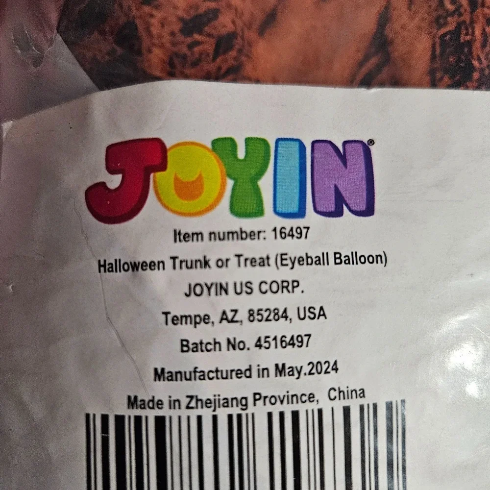 Joyin Halloween Eyeball Balloon Trunk or Treat Decoration Party Prop